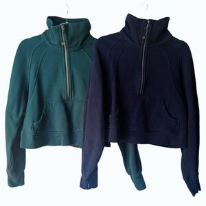 Lululemon Scuba Oversized Funnel-Neck Half Zip Bundle of Two